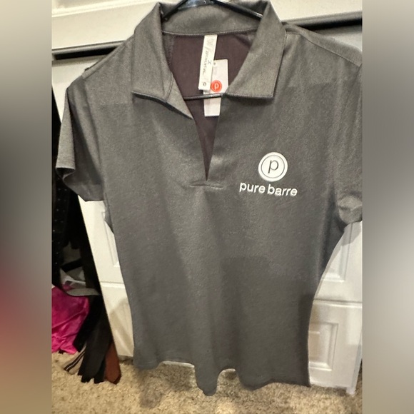 NWT PURE BARRE GOLF SHIRT SMALL - Picture 1 of 3